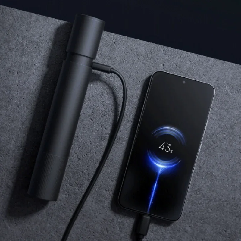 Xiaomi Mijia Multifunctional Strong Light Flashlight Type-C Portable Power Bank3200mAh IP54 Waterproof Xiaomi SU7 Car Flashlight