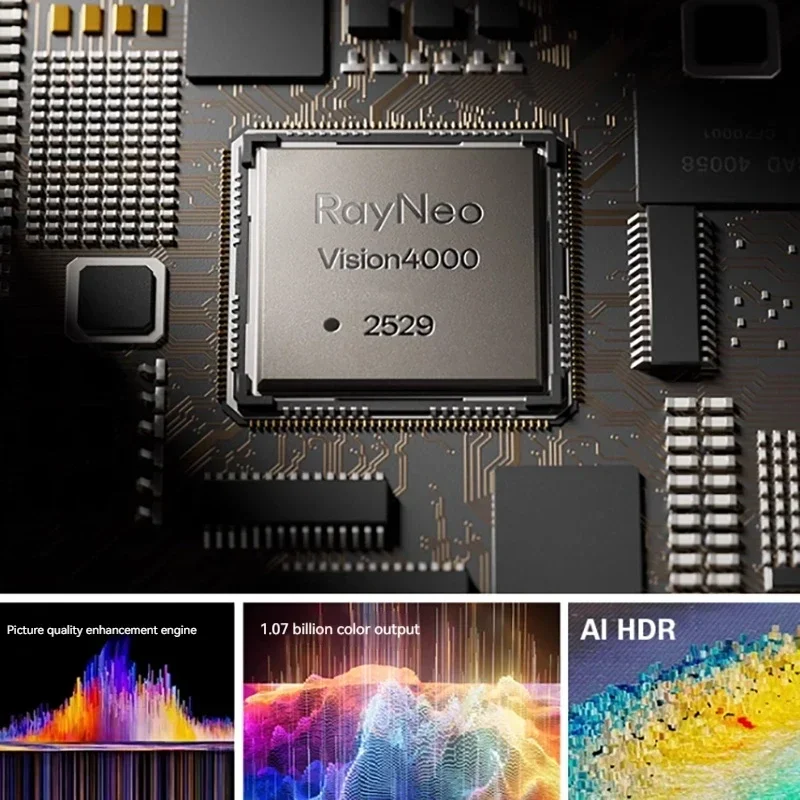 

TCL RayNeo Air 4 Smart AR-очки HDR10, очки с поддержкой iPhone 17, портативные XR-устройства для наблюдения за кино