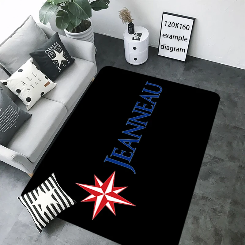 Image 5: Tapis de sol de bienvenue pour entrée JEANNEAU, salle de bain, couloir, cuisine, absorbant l'eau, décoration de maison moelleuse