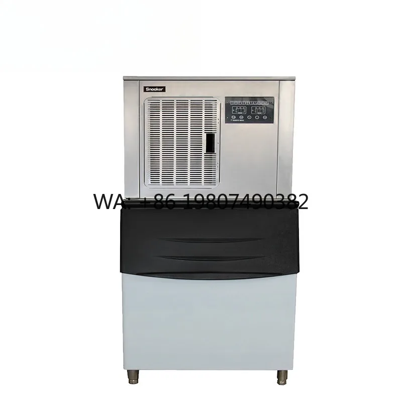 Movable Commercial Ice Maker, High Efficiency Cube & Flake Ice Machine, Compact Design for Restaurant and Seafood Application