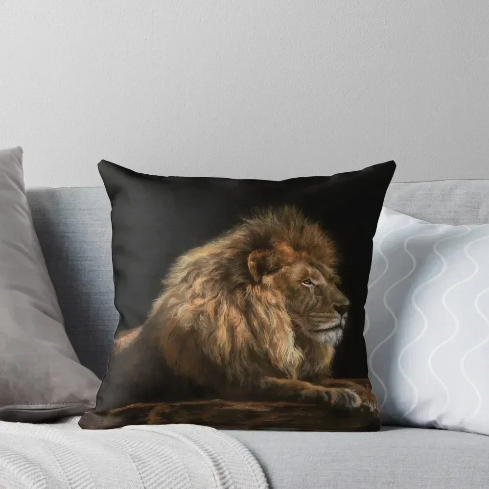 

Golden Lion Throw Pillow sleeping pillows Sofa Covers For Living Room Cushion Cover Luxury Pillows Aesthetic pillow