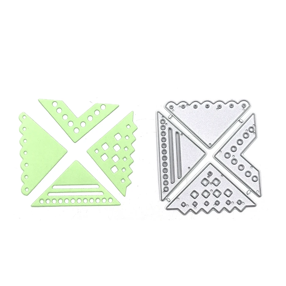 Small Label Corner Label Metal Cutting Dies for DIY Scrapbooking and Card Making Decor Embossing Craft Die Cut