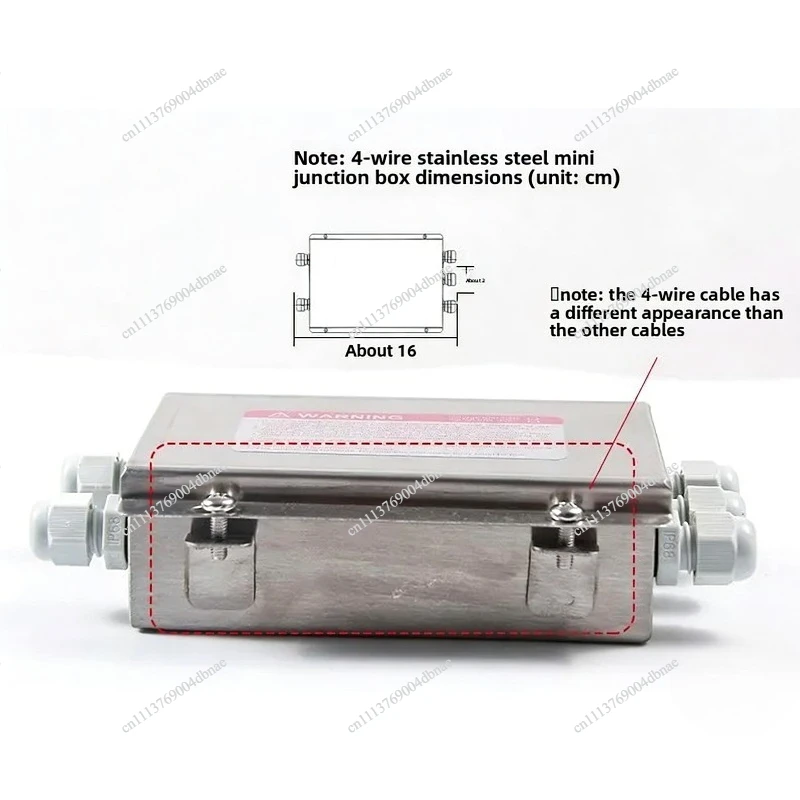 Weighing Electronic Scale Control System Stainless Steel Junction Box 4 Wire 6 Wire 8 Wire