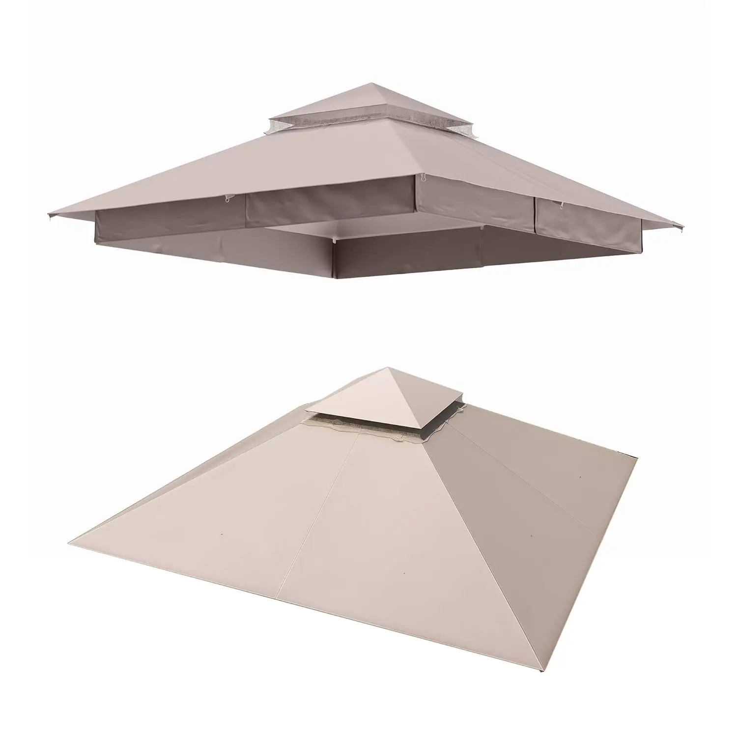 

Сменный тент для беседки 8'x8', съемный, вентилируемый, двойной, с защитой от УФ-излучения, 100% полиэстер, для двора, на заказ