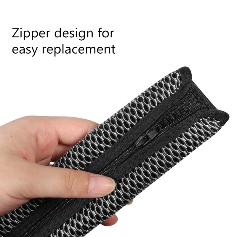 573A Protezione protettiva per fascia flessibile con chiusura a cerniera per auricolari ROG