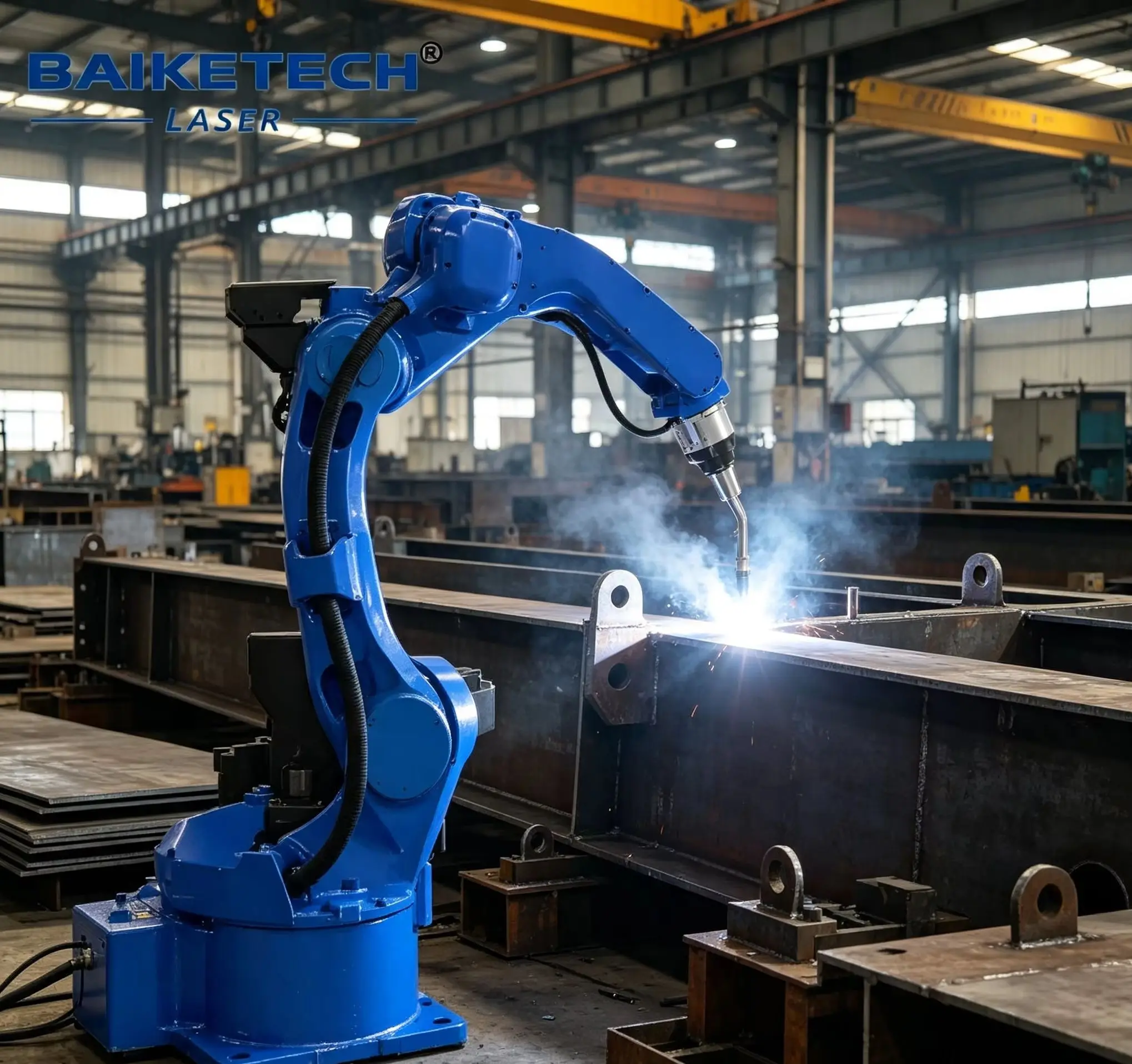 Ultra Stable 6 Axis Robotic Fiber Laser Welder Precision Curve Welding Machine Beautiful Weld Seam Complex Thin Metal Component