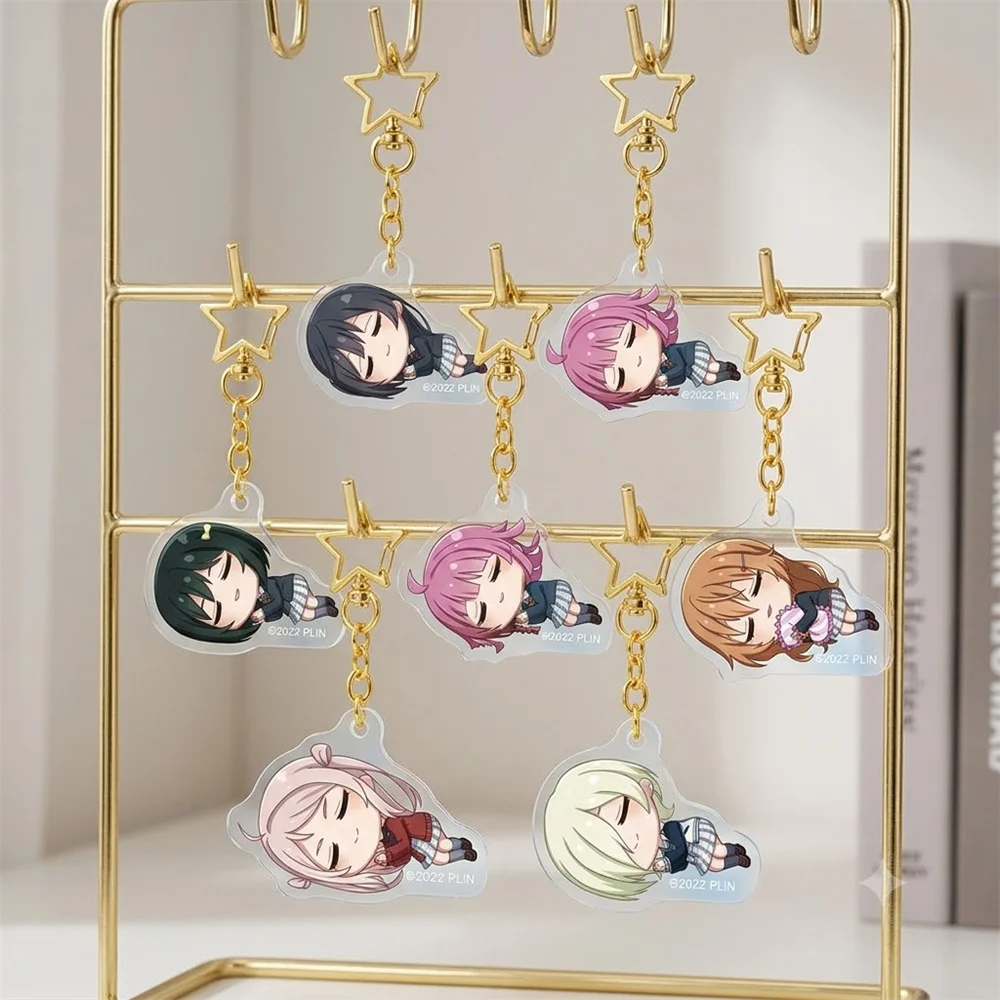 6CM Acrylic Keychain Model Cosplay Charm Characters Ornament Accesorios Goods Christmas Gifts Anime ‌Love Live