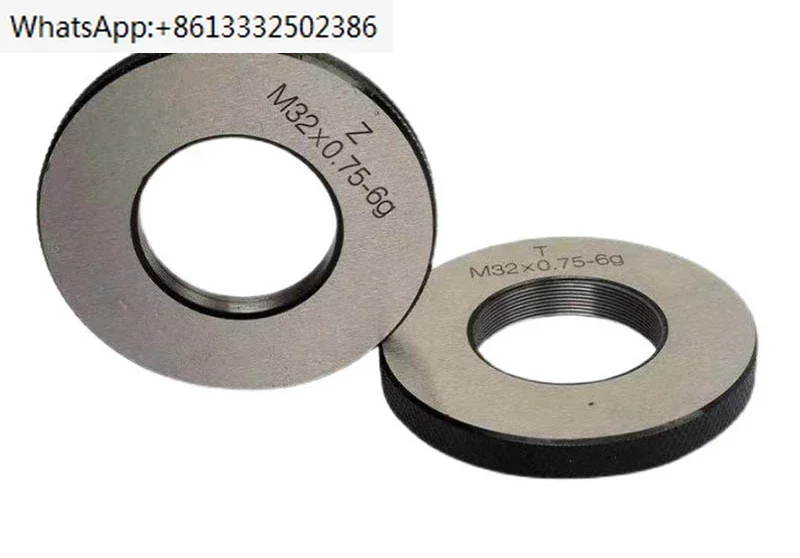 M65 M68 M70 M72 M75 M76 Thread Ring Gauge Precision Go No-Go Measuring Tool