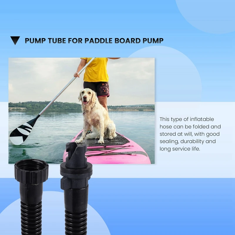 Electric Air Pump Soft Inflation Tube ,Hand Pump For Aqua Marina Paddle Board Pump Inflatable Boat Kayak Pump Accessory