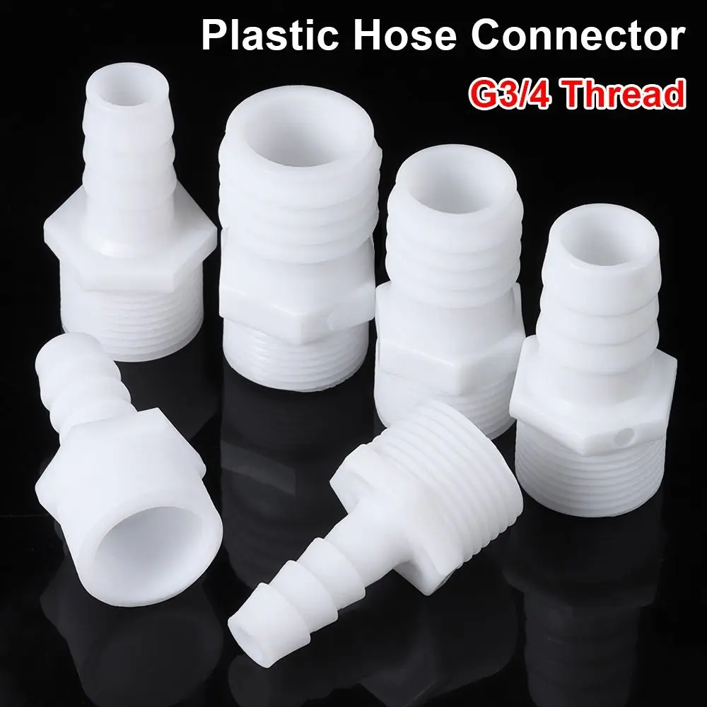 1Pcs 10/12/14/16/18/20/25mm Hose Connector Pipe Fittings ID Pipe Coupler Plastic Drip Irrigation System