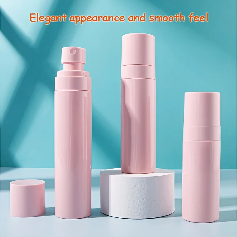 

20PCS Pink Fine Mist Liquid Cosmetic Spray Bottle Travel Portable Alcohol Perfume Storage Vial Plastic Liquid Atomizer Container