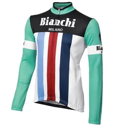 2024 Autumn Long Sleeve Cycling Jerseys Bike Clothes Racing Maillot Ciclismo Men's Breathable Bicycle Clothing