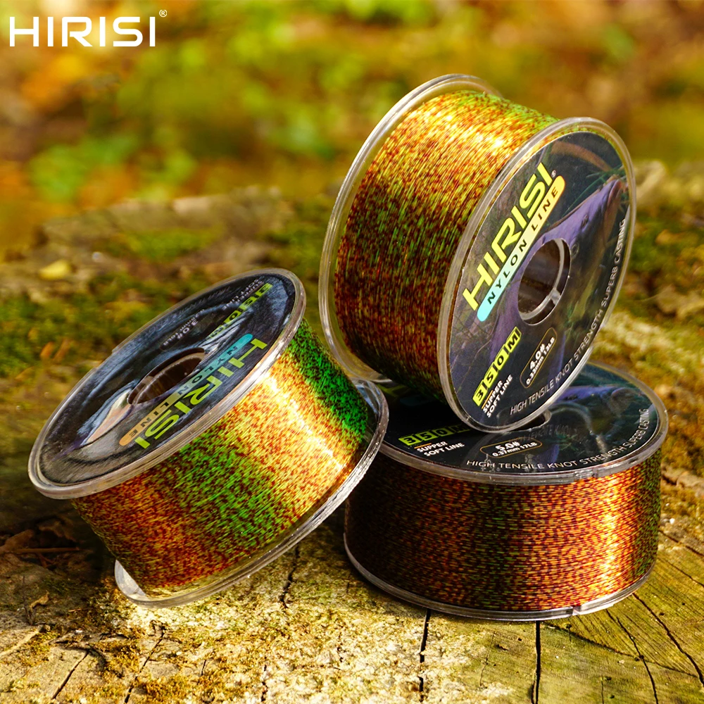 Hirisi 350M Super Strong Spotted Line 12~20LB Japan Monofilament Nylon Carp Fishing Line Invisible Fishing Line