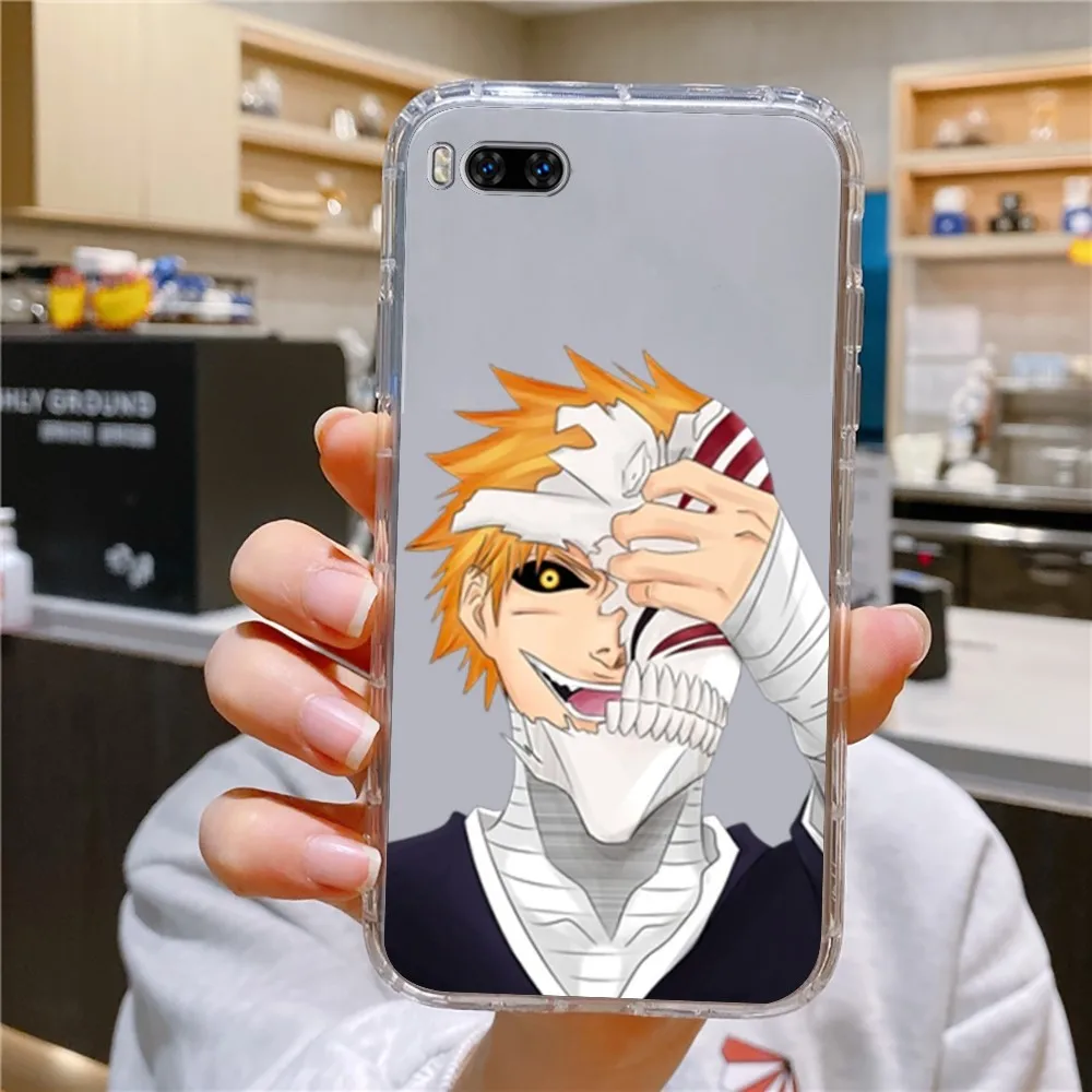 B-bleach K-kurosaki I-Ichigo Phone Case For Huawei Mate P10 P20 P30 P40 P50 Smart Z Honor 50 60 70 Pro Lite Transparent Case