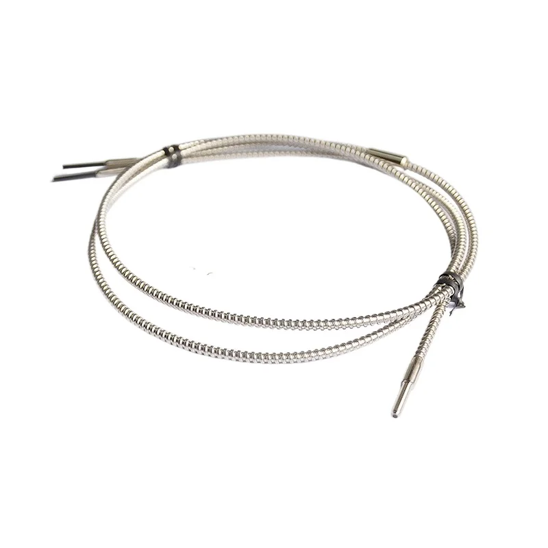 

Diffuse reflection Right angle 350 degrees High temperature resistant glass Fiber optic sensor Amplifier Probe wire thread