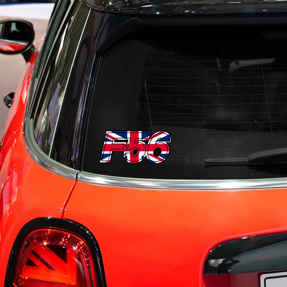 Car Model Sticker For Mini Cooper S R56 R56 F56 Window Bumper Sticker Vinyl Film PVC Decal Decorative Declas Auto Accessories