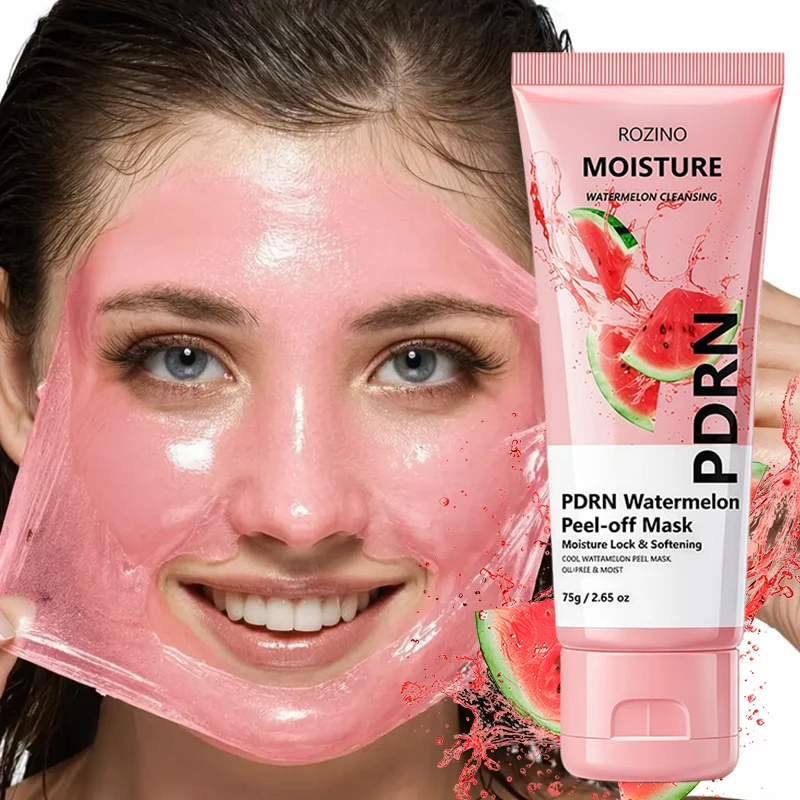 ROZINO Watermelon PDRN Moisturizing Cleansing Peel-Off Mask has a soft texture that is easy to apply and can remove impurities from the skin's surface. The fresh watermelon scent is pleasant and refreshing, combined with PDRN ingredients to gently protect the skin while replenishing moisture. It is easy to use and suitable for daily facial care.