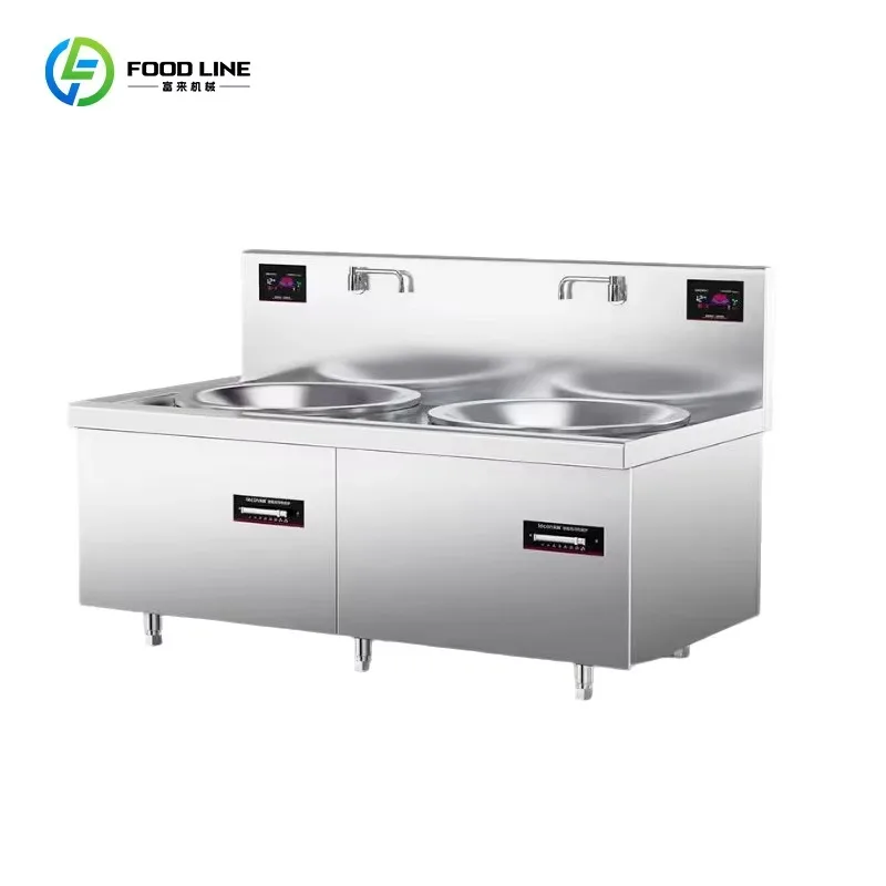 Induction Heating Options, Cooking Stove Designed for Stir Fry, Frying, Boiling and Stewing in Restaurant or Home Kitchens