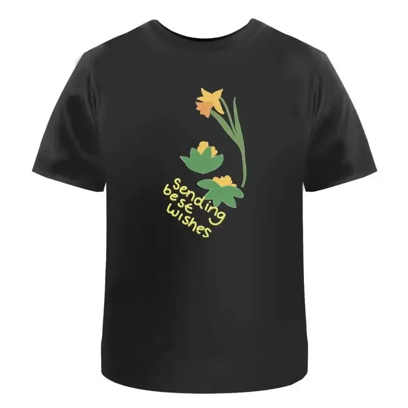 Sending Best Wishes' Cotton T Shirt Ta052988
