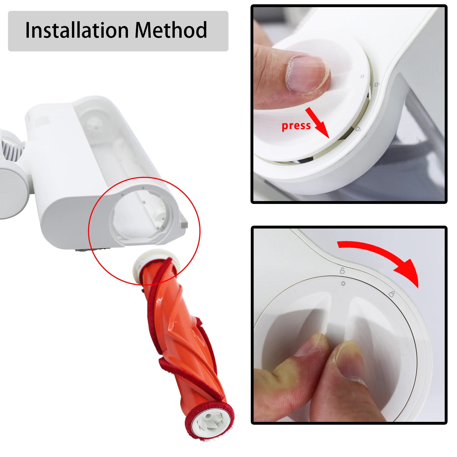 قطع غيار ل شاومي G9/G10 مكنسة كهربائية الرئيسية فرشاة رئيس الملحقات