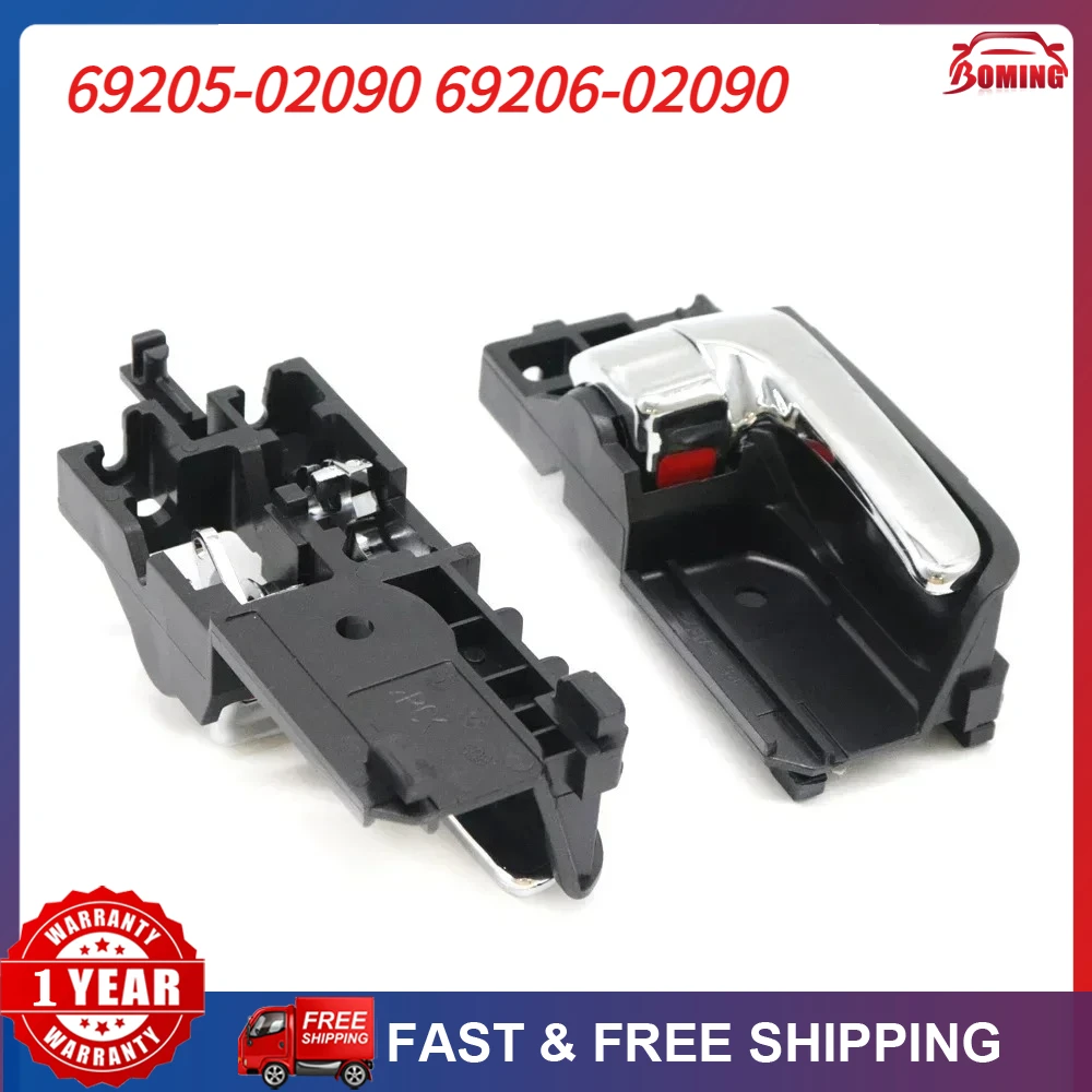 Car Inside Interior Door Handle Front Rear Left Right 69205-02090 69206-02090 Fit For Toyota Matrix 05-08 Scion tC 05-10