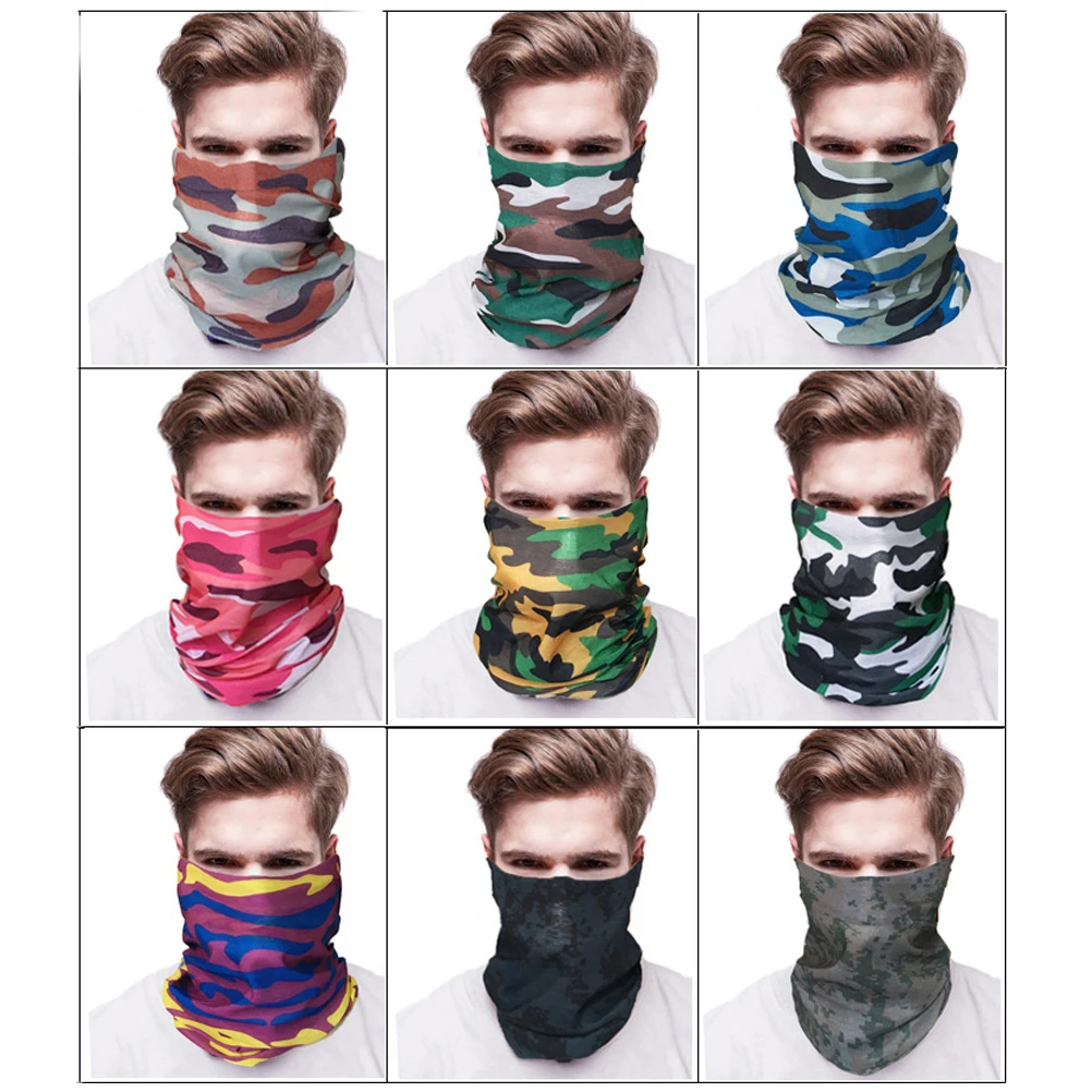 

5Pcs Multifunctional Headscarf Lightweight Neck Gaiter Bandana Face Mask Sun Protection Sports Yoga Cycling Scarf