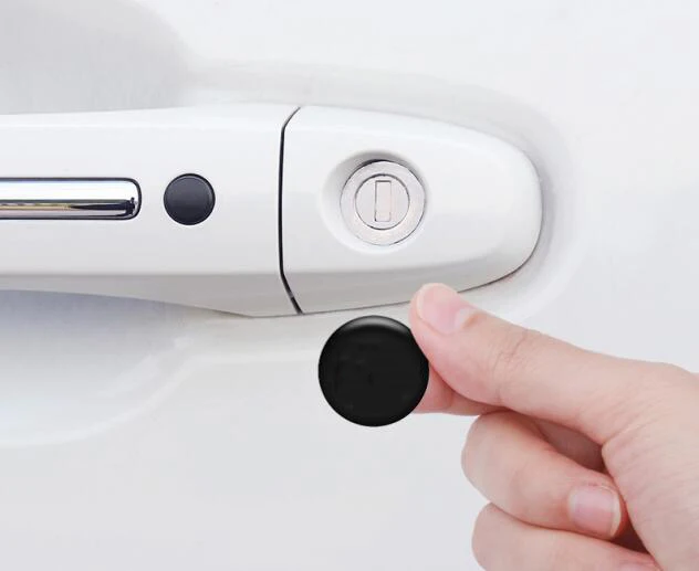 4 قطعة ملصقات حماية ثقب المفتاح لباب السيارة لمقعد إيبيزا 6L 6J ليون FR ألتيا رينو ميجان 3 لوجان ذات المناظر الطبيعية الخلابة 2 داسيا داستر 1 #1