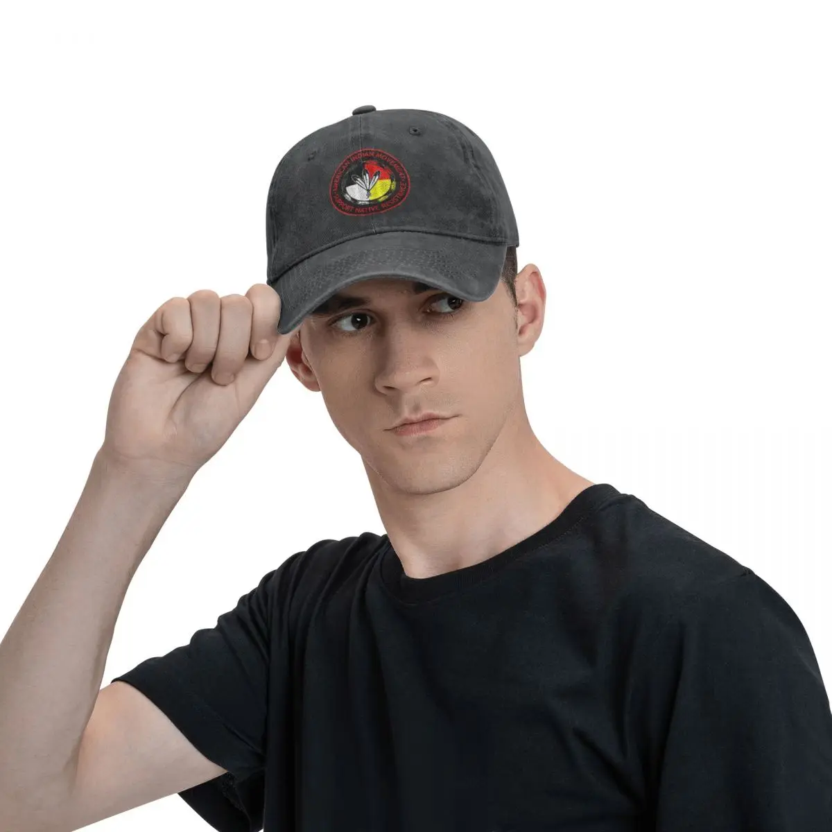 AIM Baseball Cap Men Hats Women Visor Protection Snapback Indian Tribe Caps image 5