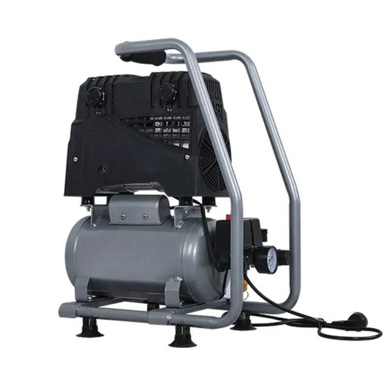 Steel Frame Integrated Air Compressor Woodworking Decoration Pump Portable Air Compressor LCD Screen