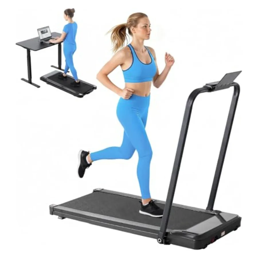 

Беговая дорожка Walking Pad 3-в-1: портативная, для дома и небольших помещений, бесшумная, компактная, складная, с пультом ДУ