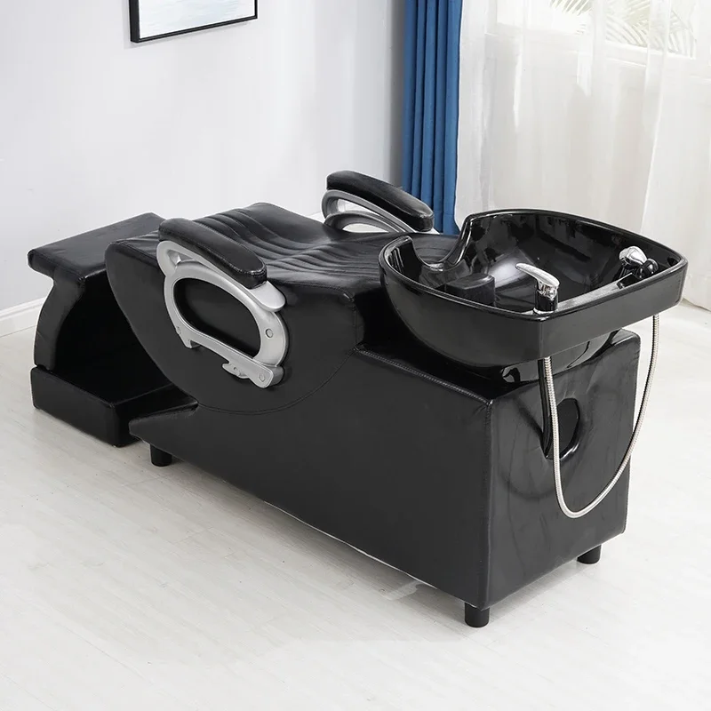 Simple Unique Shampoo Chair Luxury Modern Shampoo Chairs Modern Lavatesta Parrucchiere Professiona Poltrona Salon Furniture