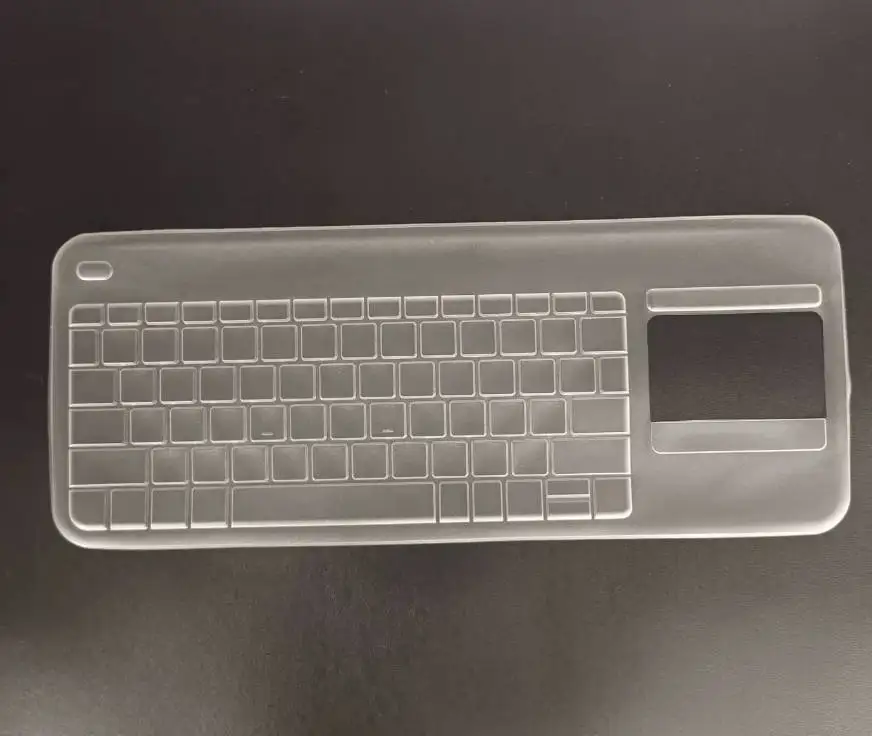 Full cover For Logitech K400 Plus   Keyboard Silicone Dustproof mechanical Wireless Bluetooth   keyboard Cover Protector