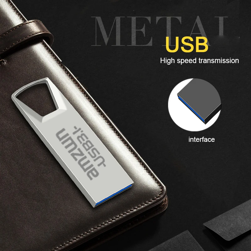 Metal U Disk USB 3.1 Flash dirve 8GB 16GB 32GB 64GB 128GB Usb Memories Flash Memory mini usb key Pen Drive USB Stick ﻿