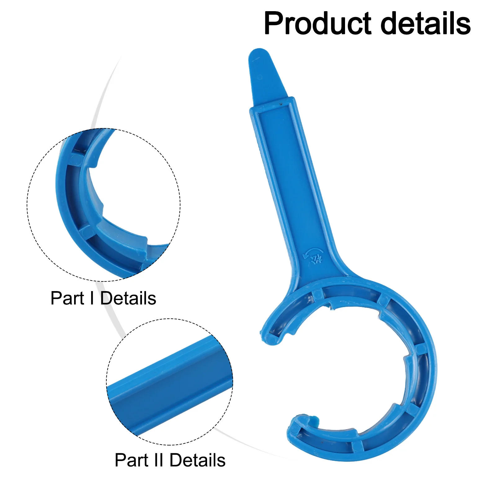 Spanner Cap Spanner Bathroom 8 Threads Plastic 6.4cm * 7.3cm For 20l25l 30l Plastic Bucket Attachment Practical