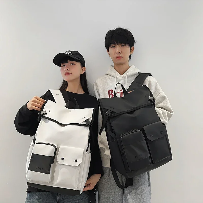 

Trendy Brand Large Capacity Backpack Men's High Street Style Sports Travel Backpack Student Backpack Women's Computer Bag Paket