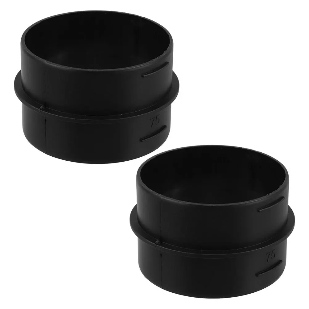 

2Pcs Car Heater Ducting Connector Plastic Parking Heater Adapter Straight Joiner Extended Air Duct Auto Heating Pipe Accessories