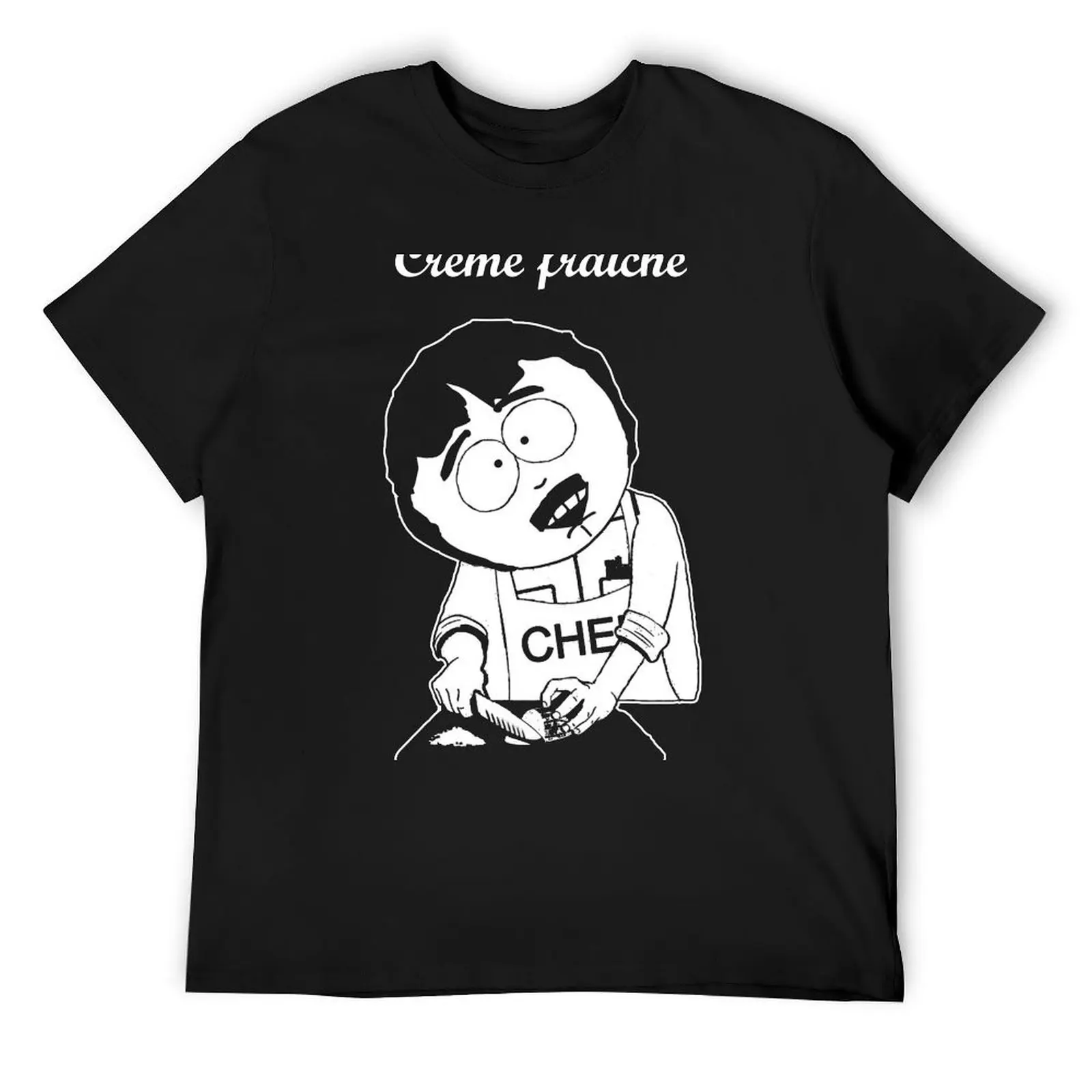 Creme Fraiche South park Shirt, Creme Fraiche Cr Me Fra Che T-Shirt vintage clothes oversize t-shirts man T-shirt men