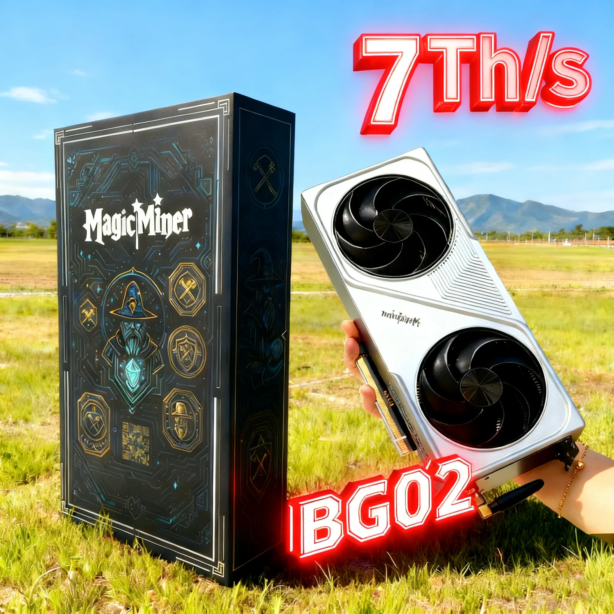 Magicminer BG02 SHA-256 جهاز تعدين منفرد هادئ | عقدة تعدين سطح المكتب منخفضة الضوضاء بقدرة 150 وات | تدعم BTC/BCH وما إلى ذلك | WiFi & RJ45 | التحكم في الويب #1