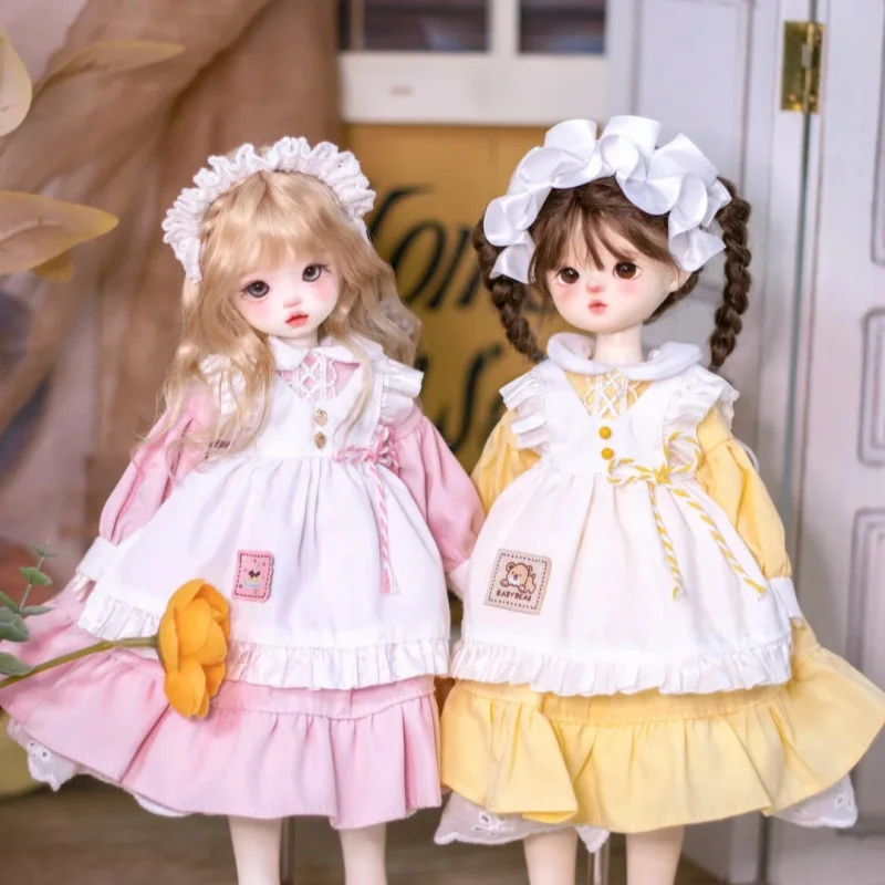 1/6 BJD 인형 의상, 앨리스 시리즈 블루 페더 콘서트, 새로운 중국풍 귀여운 정교한 액션 인형 드레스