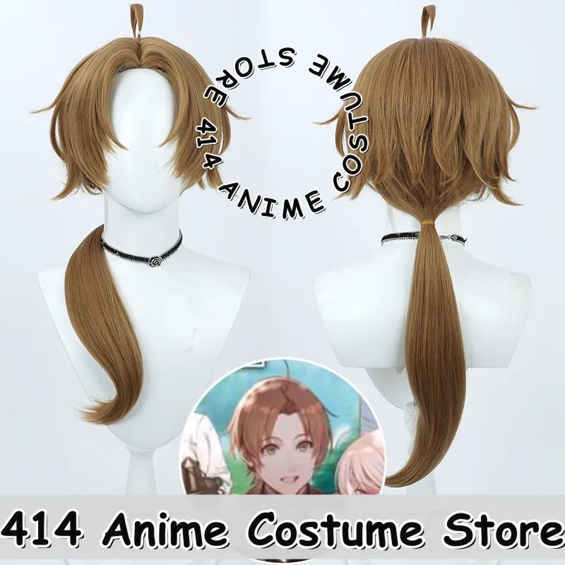

Game & Anime Rudeus Greyrat (Adult) Cosplay Wig Mushoku Tensei Heat-Resistant Fiber Synthetic Hair