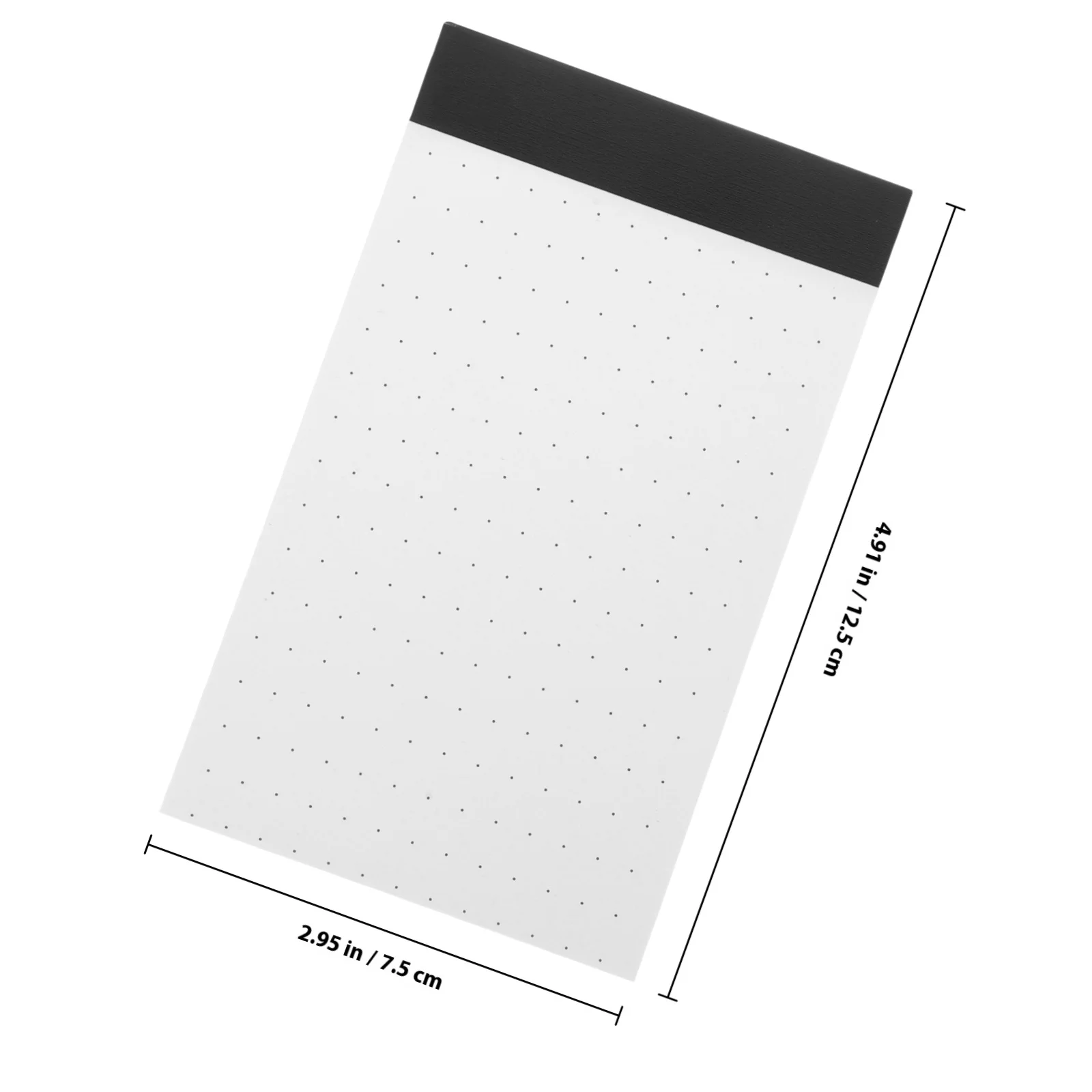 5 шт. мини-блокнот в горошек A7, толстая бумага, портативный блокнот для офиса, школы, домашнего использования, маленькие маркеры, карты в горошек