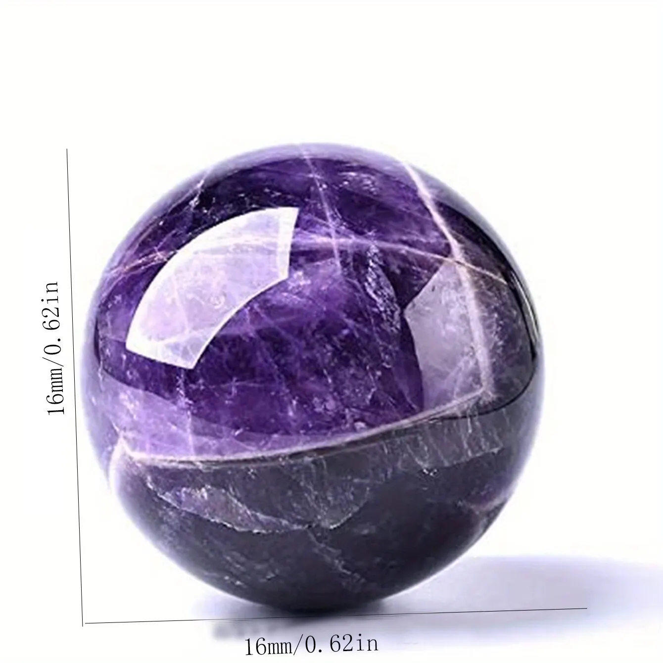 5PCS Natural Amethyst Healing Crystal Energy Crystal Gem Gemstone Yoga Decoration, Extremely Beautiful Healing Crystal Gem Ball!