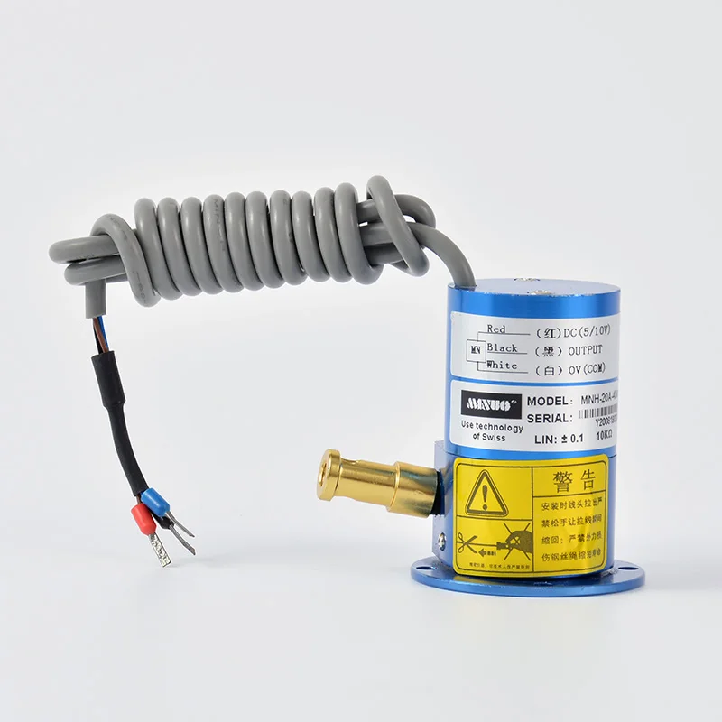 

Линейный датчик MNH-20A 500 мм малого объема с технологией проволочного потенциометра, малогабаритный датчик перемещения с тяговым проводом