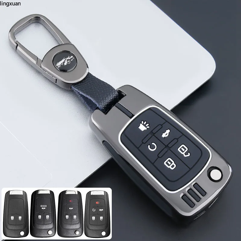 

Zinc Alloy +Silicone Car Key Case for Buick For Chevrolet Cruze Aveo Trax Opel Astra Corsa Meriva Zafira Antara J Remote Protect