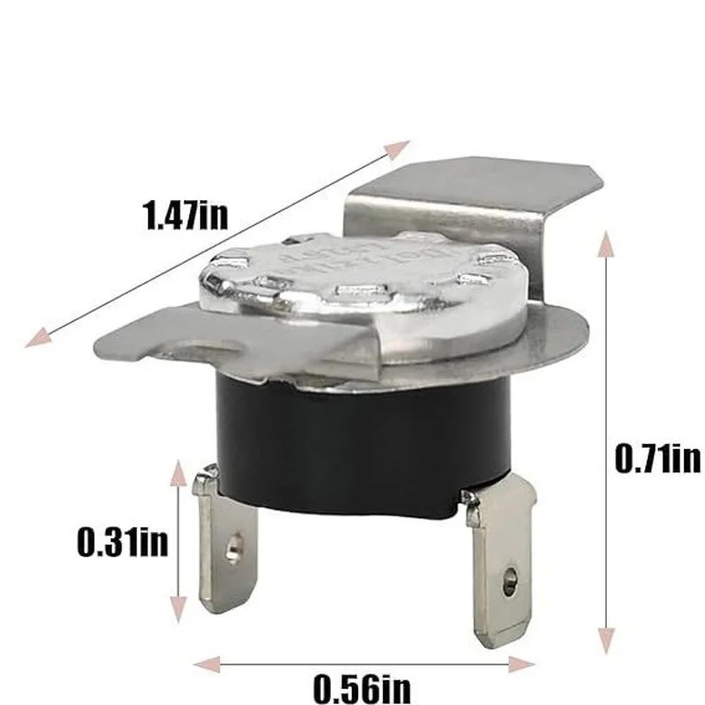 High Limit Thermostat WE4M137 for GE Dryer Replacement for HOTPOINT and Models Ensures Safe Temperature Regulation