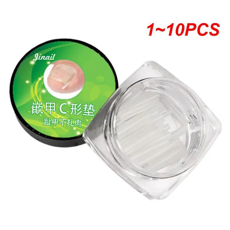 1~10PCS Nail Ingrown Corrector Nail Patch Correction Tube Pad Patch Corrector Nail Treatments Toenail Straightening Correctors