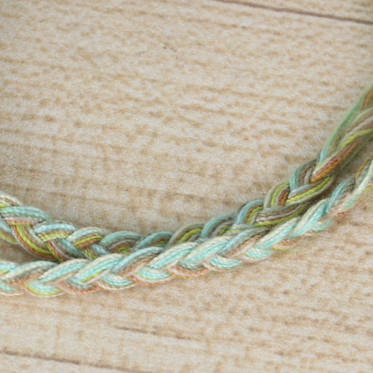 

Braided Rope Headdress Cotton Flat for Diy Woven Material Colored Twine Ribbon Wrapped with