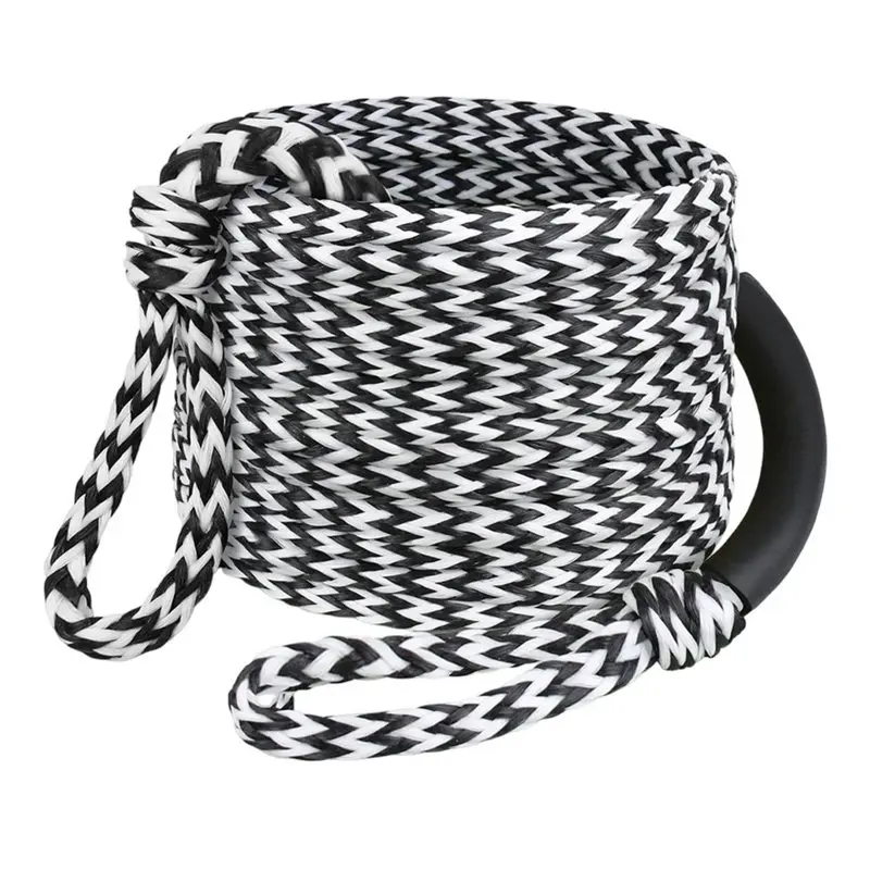 A64T-For Wakeboard Paddle Board Kayak Boat Tow Rope 60Ft 3K 18.3 Meter Marine Towing Rope 60Ft 3K 18.3 Meters Traction Rope