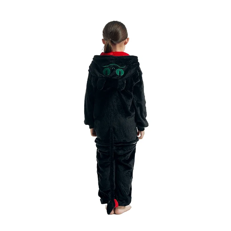 Kids Onesie Toothless Cosplay Costume Halloween Pajamas One-Piece Pijamas Christmas Boy Girls Full Body Clothes Anime Homewear