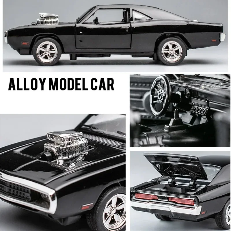 1:32 Alloy Car Model Diecasts Toy Vehicles Decoration Toys Simulation Challenger Fast Furious 7 For Children Boy